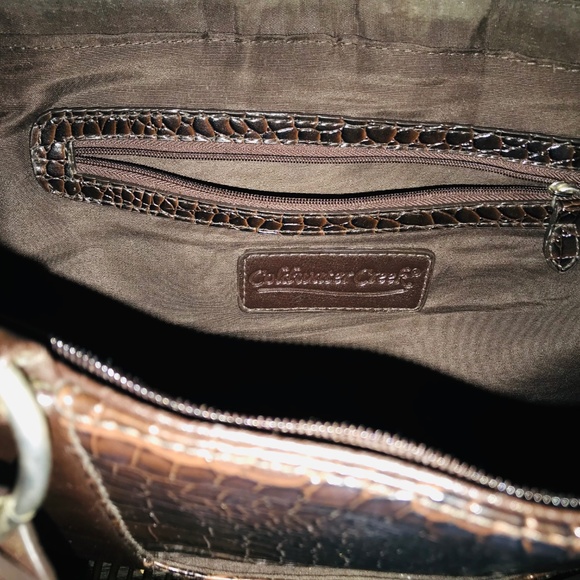 Coldwater Creek Chocolate Brown Laptop/Handbag - Picture 3 of 8